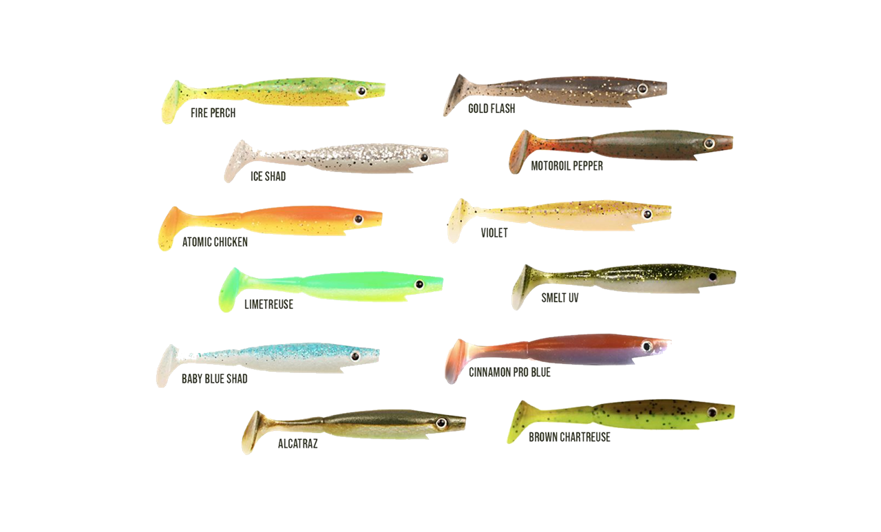 Silikona māneklis Strike Pro Piglet Shad, 12cm, 12g