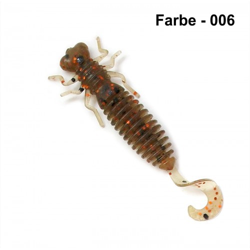 Silikona Mānekļi Fanatik Larva Lux, 1,6"