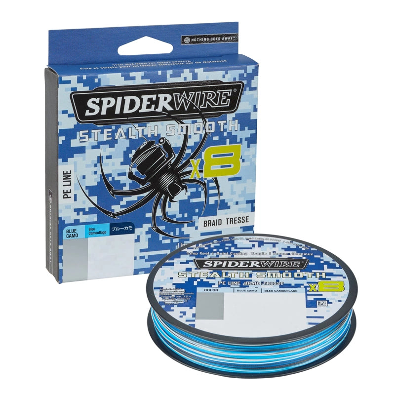 Pītā aukla SpiderWire Stealth Smooth 150m Blue Camo