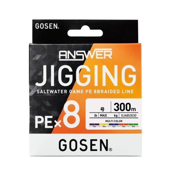 Pītā aukla Gosen ANSWER JIGGING PEx8 300m