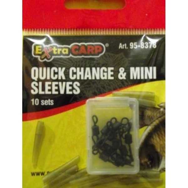 Extra Carp QUICK CHANGE WITH MINI SLEEVES /10 sets per bag