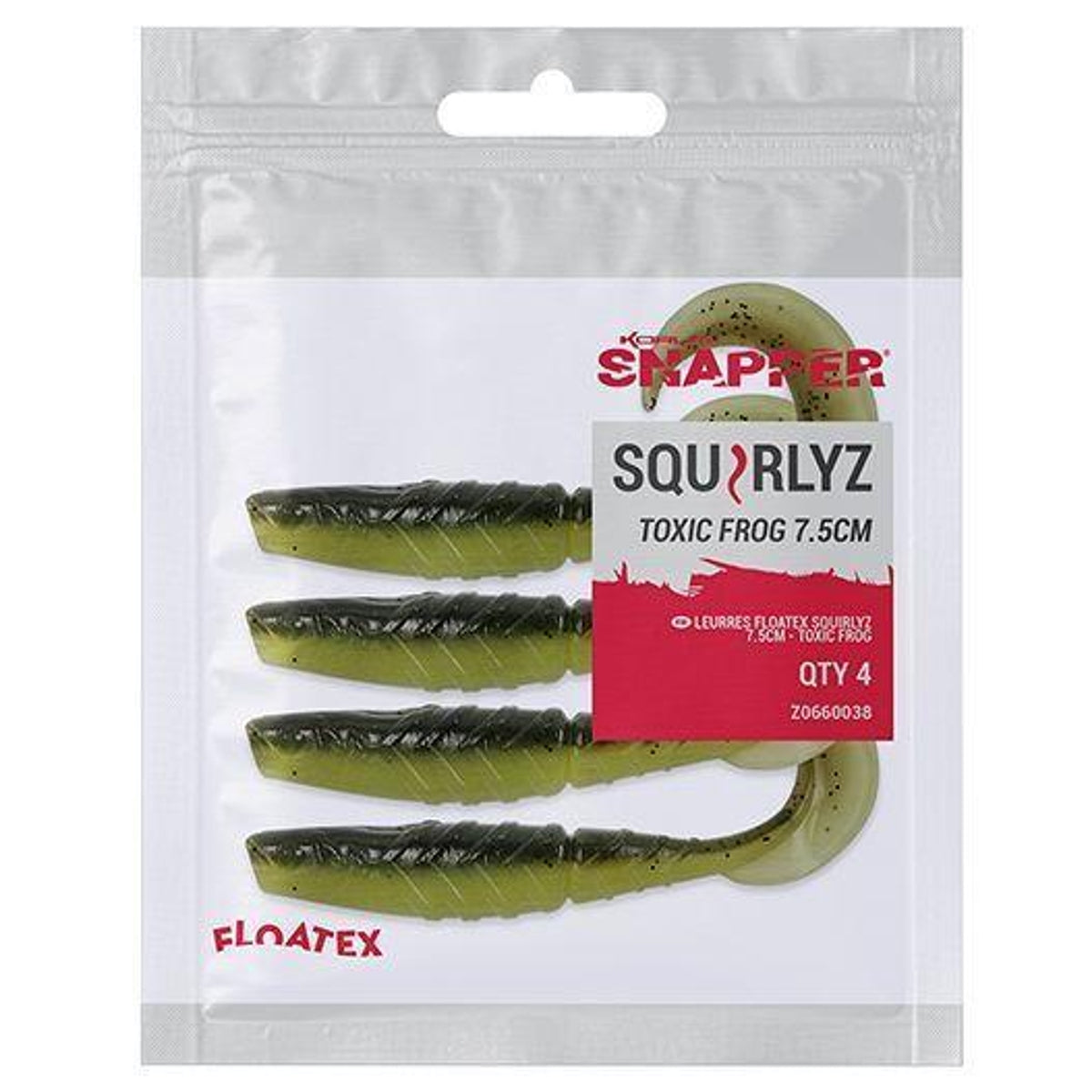 Silikona māneklis Korum Snapper SQUIRLYZ 7.5CM