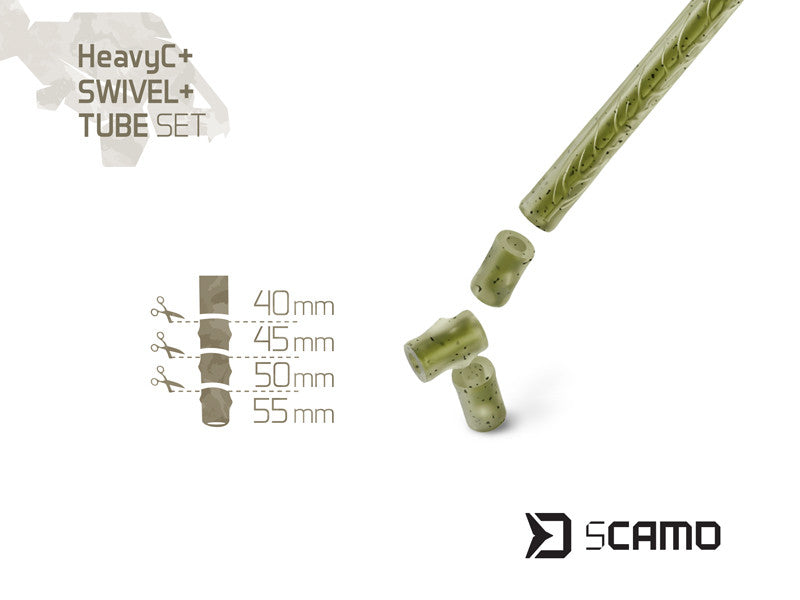 Antitangle komplekts Delphin sCAMO HeavyC + Swivel + Tube 5 sets