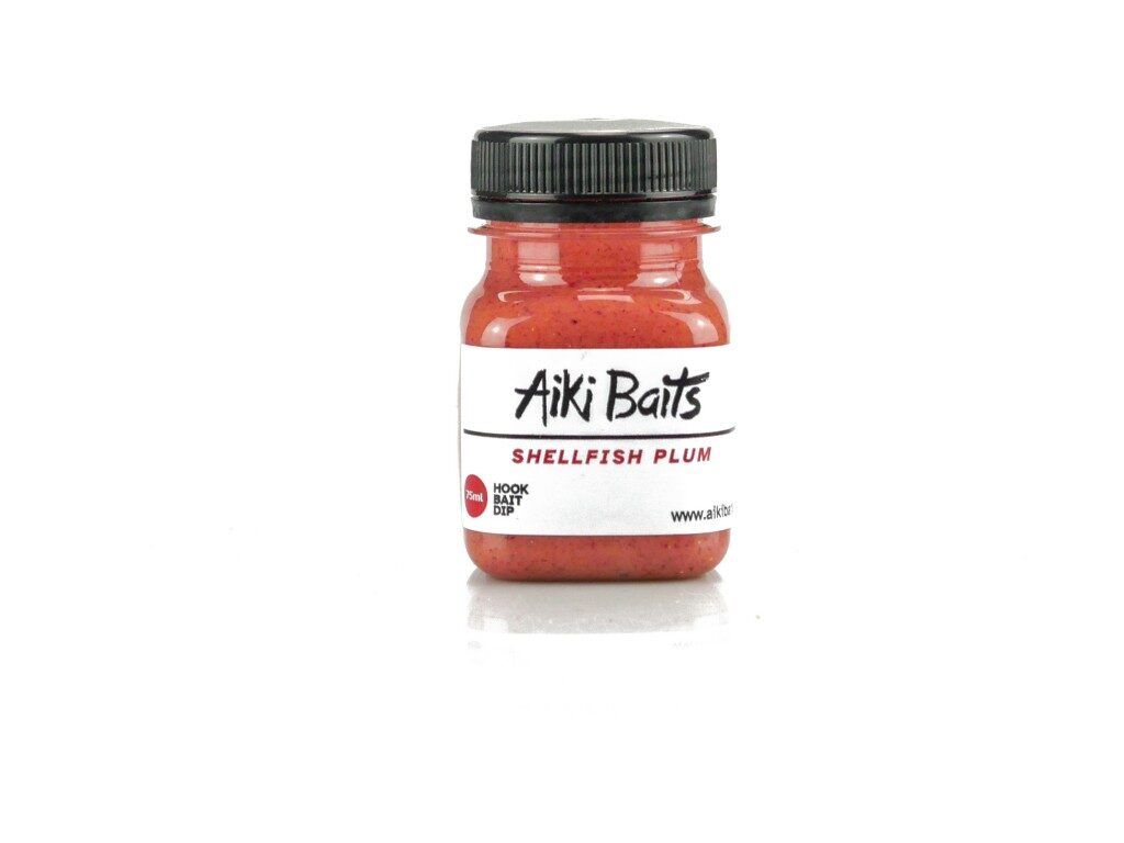 Atraktants AIKI Baits Shellfish Plum Dip 75ml