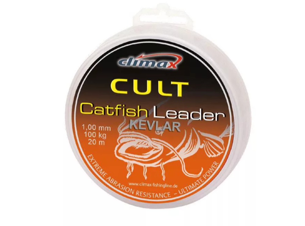 Kevlars CLIMAX CULT Catfish Kevlar Leader 20m