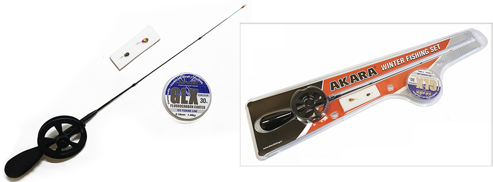 Komplekts ziemas makšķere AKARA Finezza Pro UL