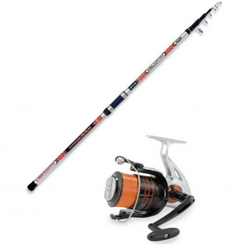 Komplekts butes makšķerešanai Lineaeffe Lanseta Tele Ocean Extreme Fishing 4.20m + Mulineta S7