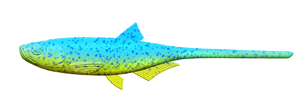 Silikona māneklis Libra Lures Bleak Slug Tail 8.2"