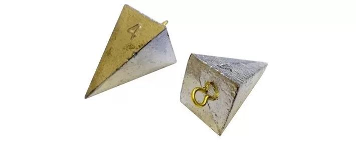 Svina Piramīda jūras makšķerēšanai 70gr - 145gr - 110