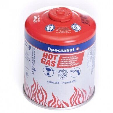 Butāna gāze Specialist + gan canister / 450g