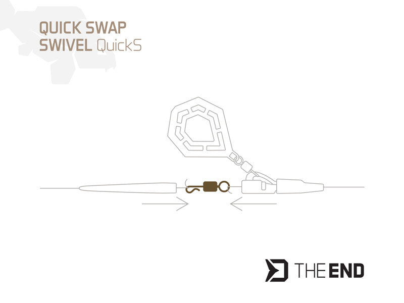 Karabīnes Delphin TheEND QuickS / 10 pcs