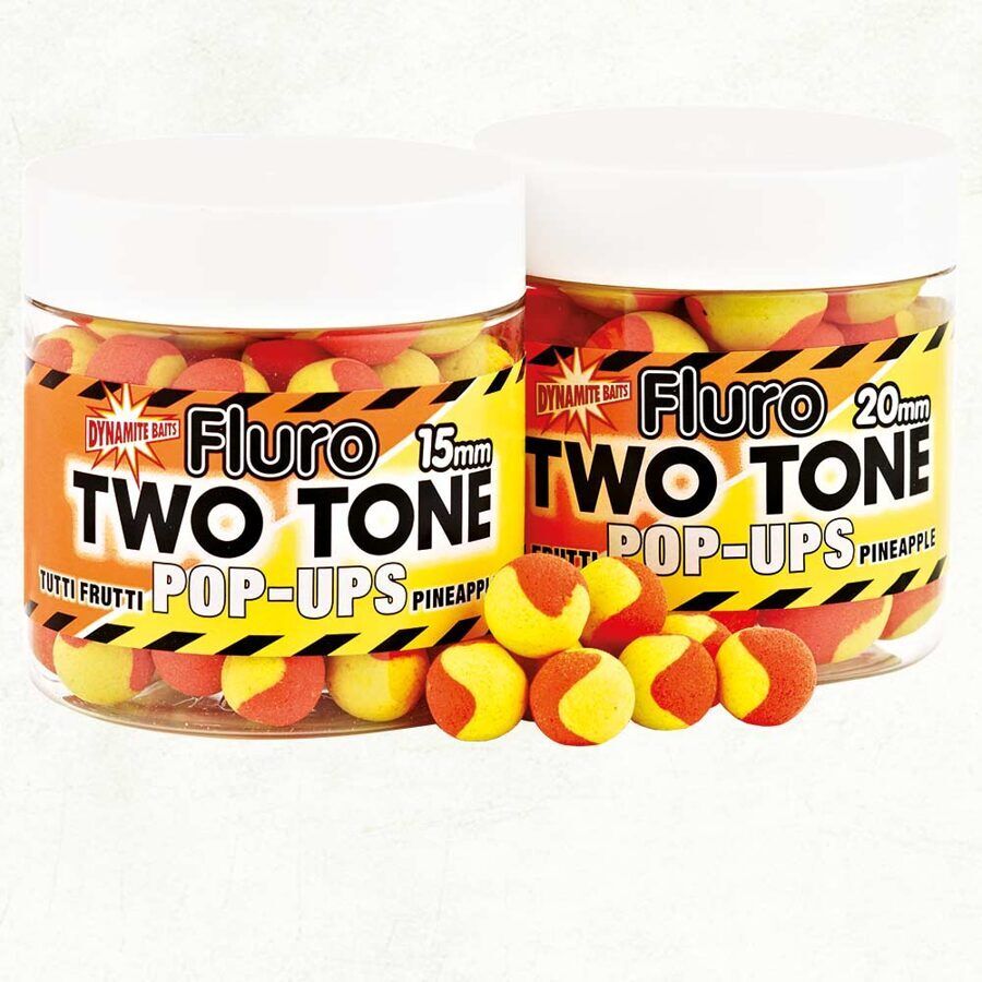 Dynamite Baits Pop Up Dynamite Two Tone Fluro's Tutti Frutti & Pineapple Produkts