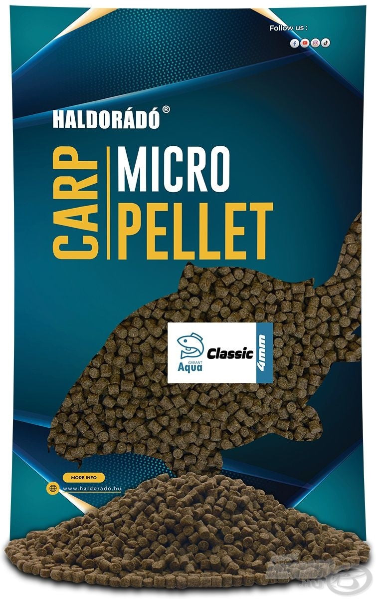 Peletes Haldorado Carp Micro Pellet Aqua Garant Classic Pellet 700 g