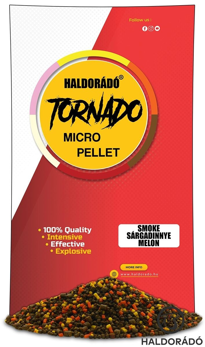 Peletes Haldorado Tornado Smoke Micro Pellet 400g