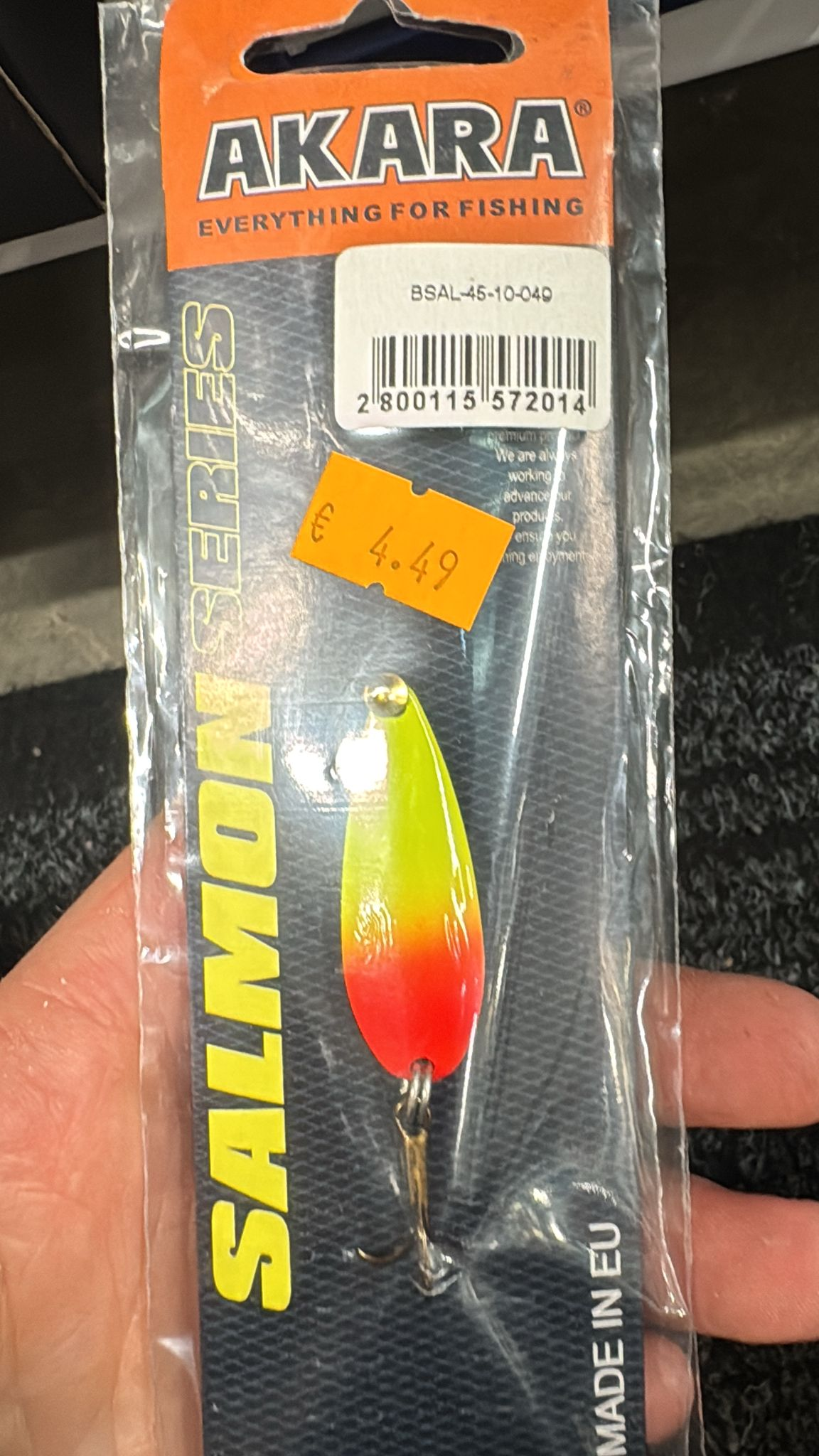 Šūpiņš AKARA «Salmon» 45 SH ( 10 g , 45 mm )