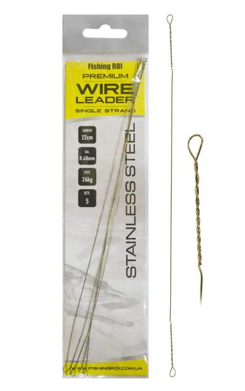 Pavadiņa Fishing ROI Wire Leader | 15 cm