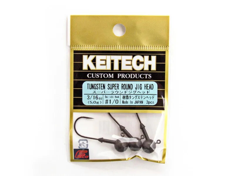Volframa džiggalva KEITECH Tungsten Super Round Jig #2