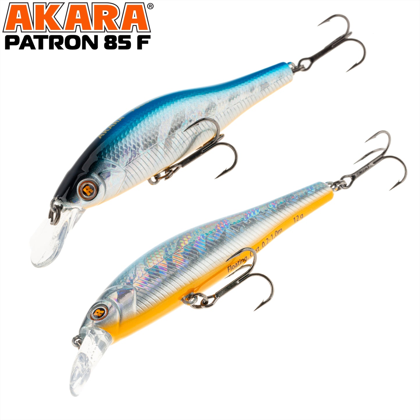 Vobleris Vobleris AKARA «Patron» 85 F (12 g, 85 mm,)