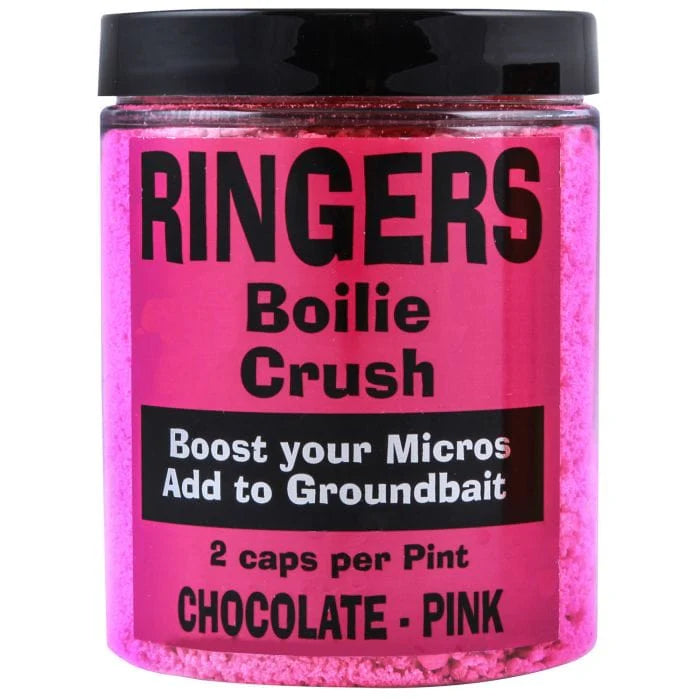 Smalcinātas boilas Ringers Boilie Crush Chocolate