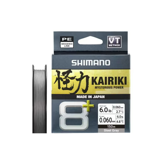 Shimano Pītā aukla Shimano Kairiki 8+ 150m Grey Produkts