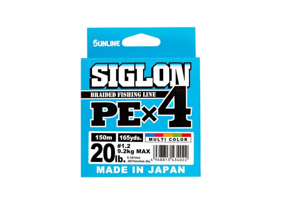 Sunline Pītā aukla Sunline Siglon PE4 Multicolor 150m Produkts