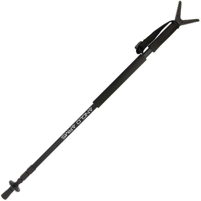 Anglo Arms Black Shooting Stick - Telescopic Adjustable V Rest, Medību/šaušanas nūja