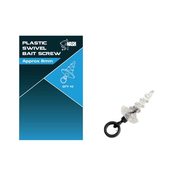 PLASTIC SWIVEL BAIT SCREW , ēsmas skrūve