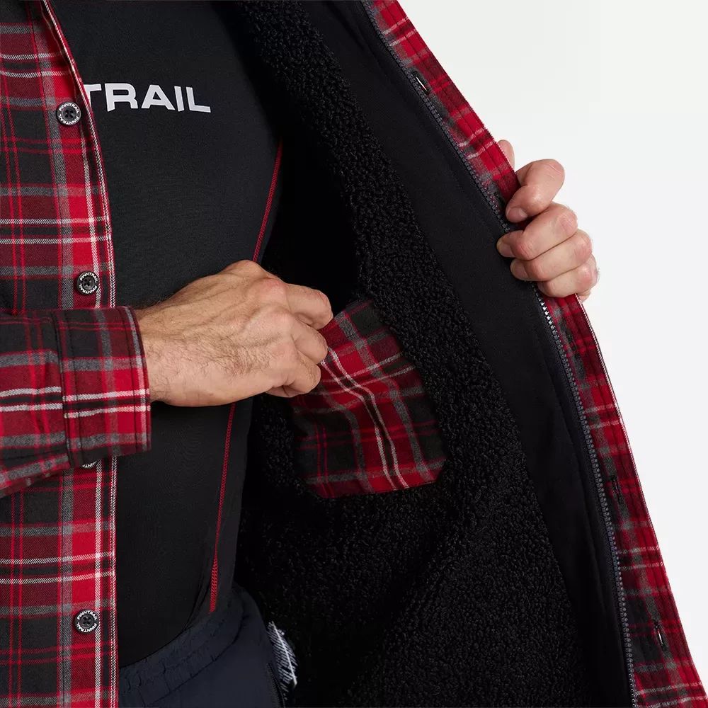 Siltināta jaka FINNTRAIL LUMBER RED