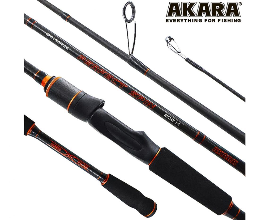 Spinings AKARA «PERFECT SPIN TX-30» 902M 2X (saliek., 2,70 m, oglekļšķ., tests:7-35 g)