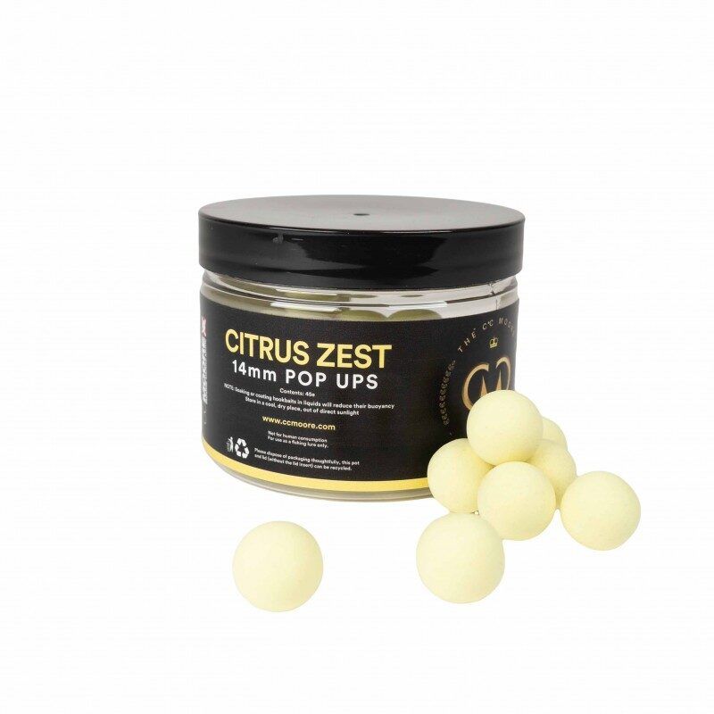CCMOORE CITRUS ZEST POP UPS, Citrusa peldošās boilas - 3 izmēri