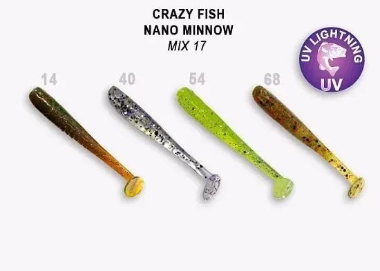 Crazy Fish NANO MINNOW 1.6"