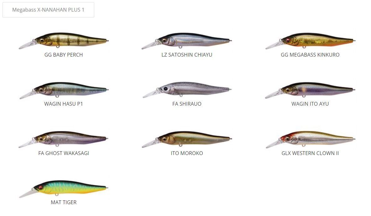 vobleris MEGABASS X-NANAHAN Plus 2