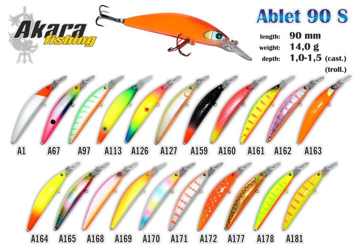 AKARA «ABLET» 90 S ( 14 g, 90 mm)
