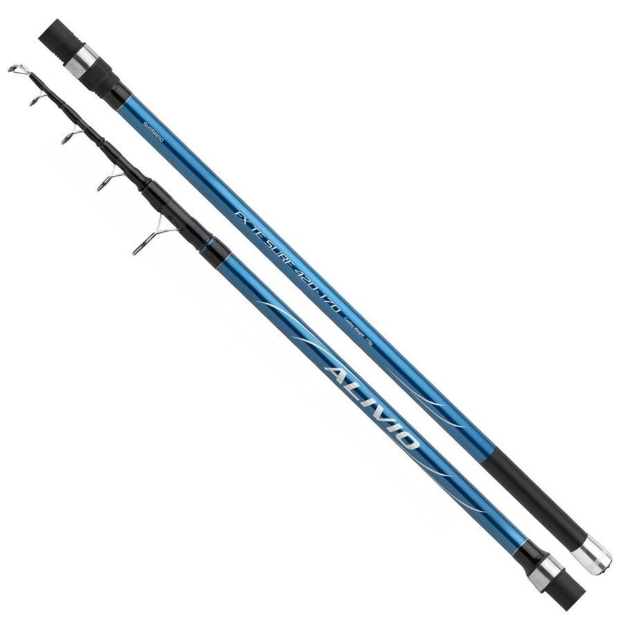 SHIMANO Rod Alivio FX Tele SURF 4,20m 170g 6pc, Teleskopiskais kāts