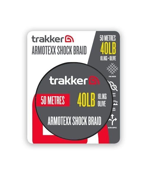 Shocklīders Trakker Armotexx Shock Braid 40 lb