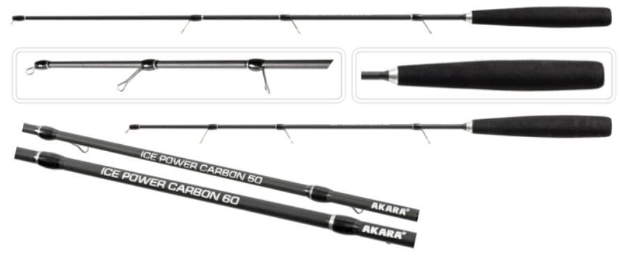 Ziemas makšķere AKARA Ice Power Carbon