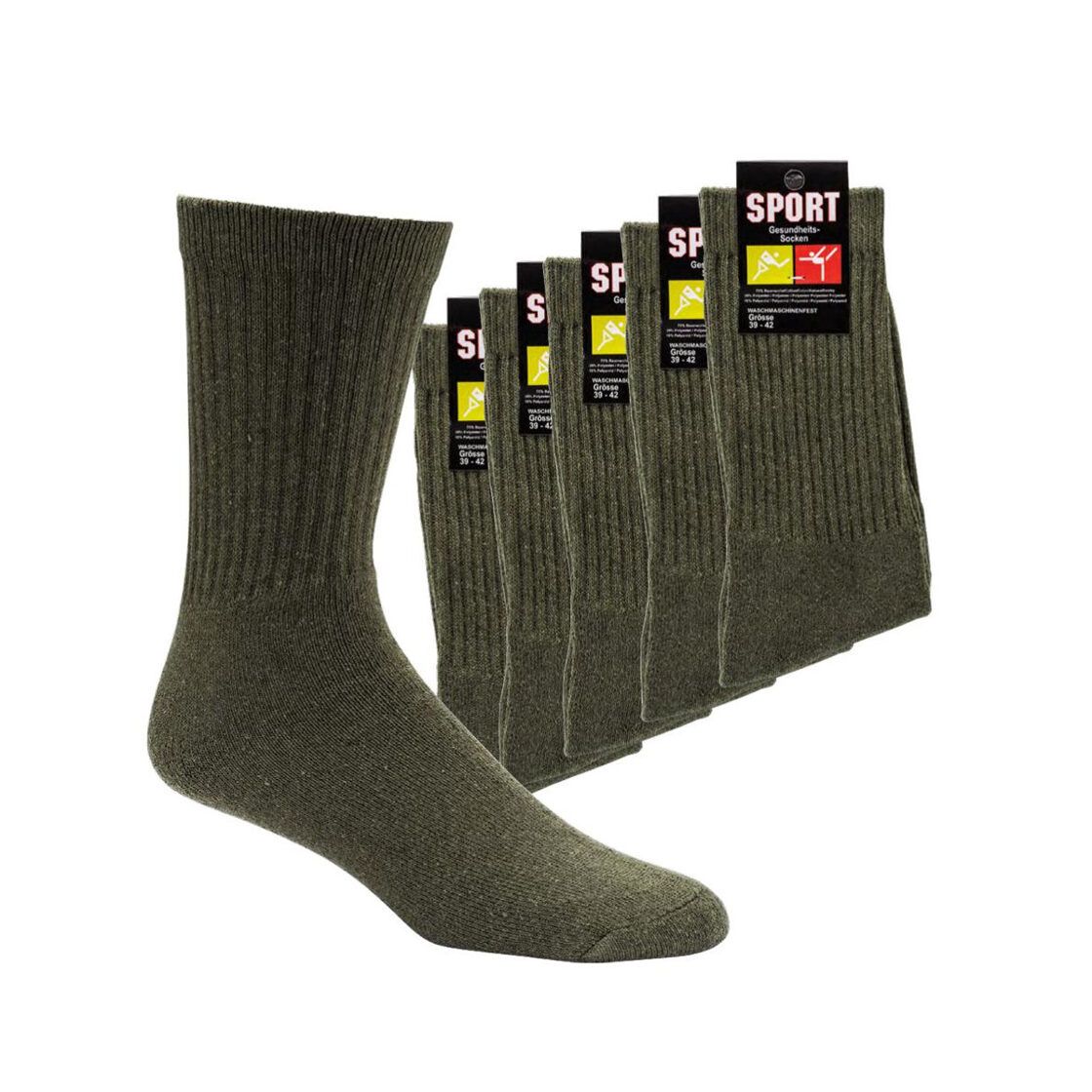 Sporta un darba zeķes olīvu krāsā , 43-46 izmērs , Socks 4 Fun