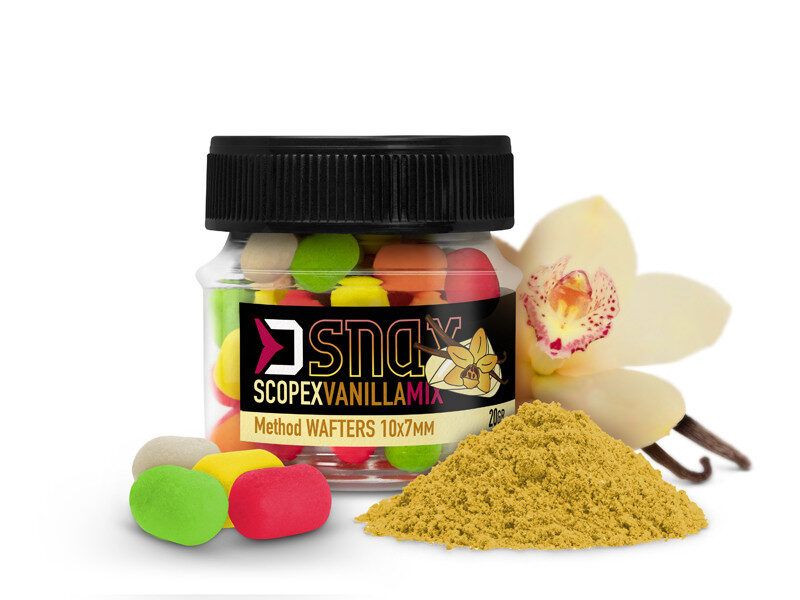 Vafteri Delphin MIX D SNAX WAFT lure / Scopex-Vanilla 10x7mm