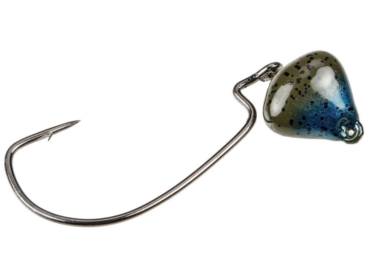 Strike King MD Jointed Structure Head 3/8oz Black , Džiga galva ar āķi