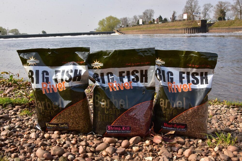 Big Fish River Pellets – 1.8kg Shrimp & Krill, Garneles un krila pelešu mix ar 4, 6, 8mm