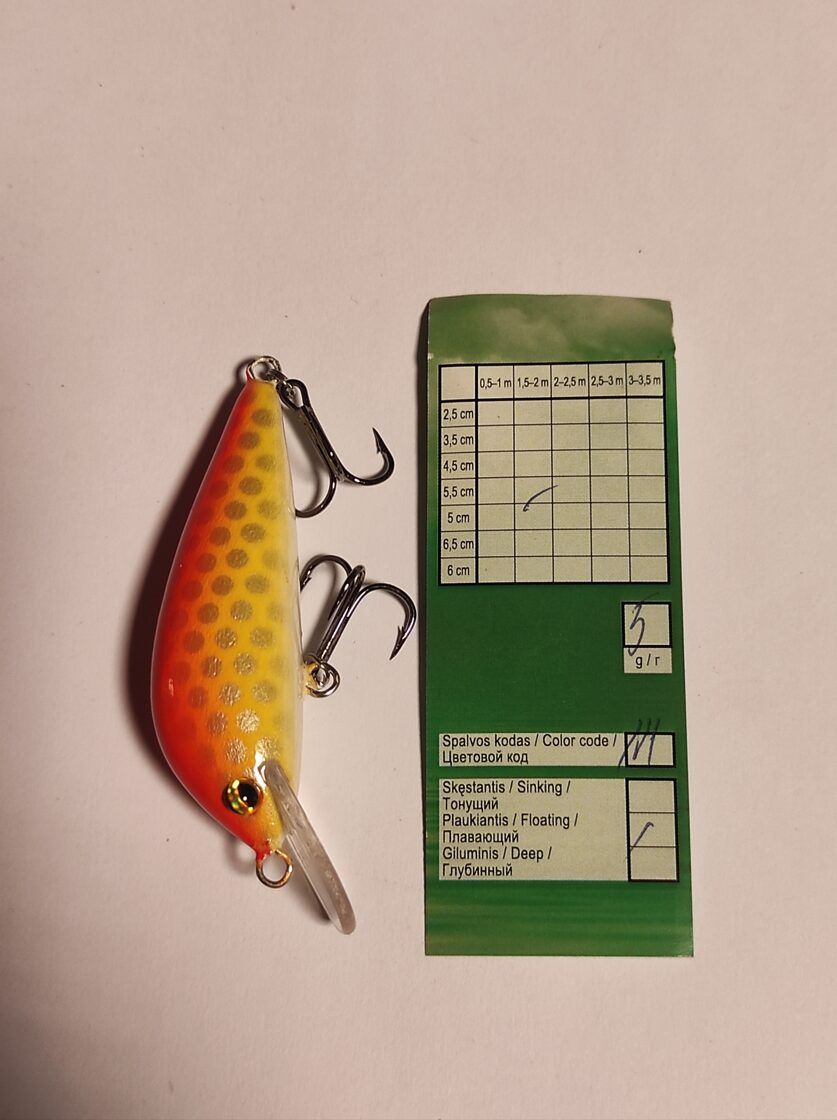 Vivingra lašu mānekļi / Vobleri 5g