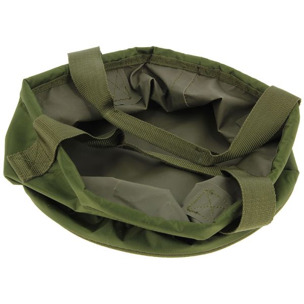 NGT Groundbait Bowl , Ēsmas un barības uzglabāšanas saliekama soma 30x15cm