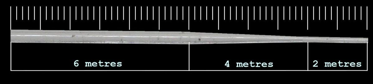 Katran GALAXY Taper Mono Shock leader CAMO, Kamuflāžas Šoklīderis 5gab x 12metri