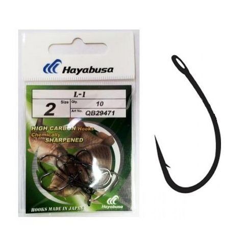 HAYABUSA HOOKS MODEL L1, Karpu āķi no Japānas (2 , 4 , 6)
