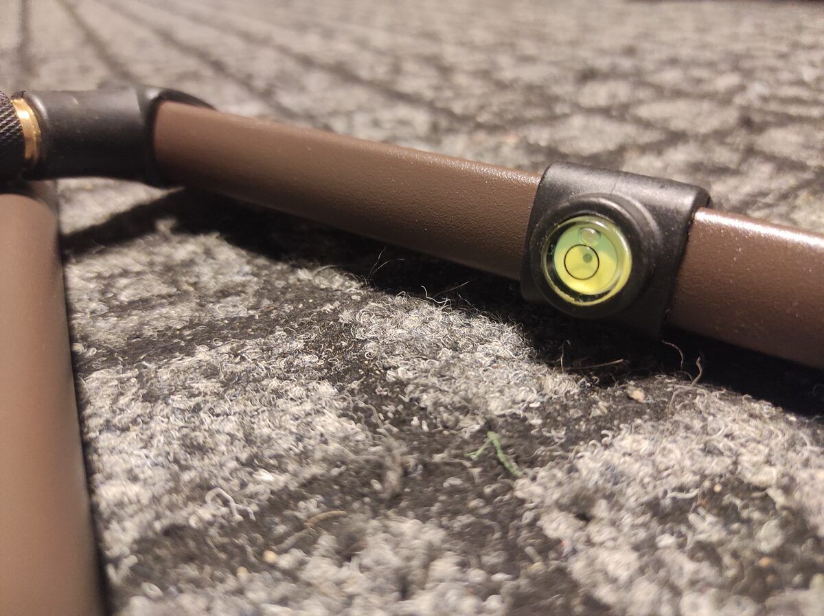 Brown Telescopic Bankstick 40-60cm with buzz bar 25cm / Built in Stabilizer