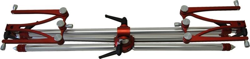 MECCANICA VADESE Tech-Nick 3-Rods Steel & Red