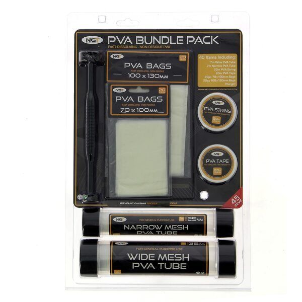 NGT PVA Bundle Pack , PVA 50Eur vērtībā - 45gb PVA komplekts karpu makšķerēšanai
