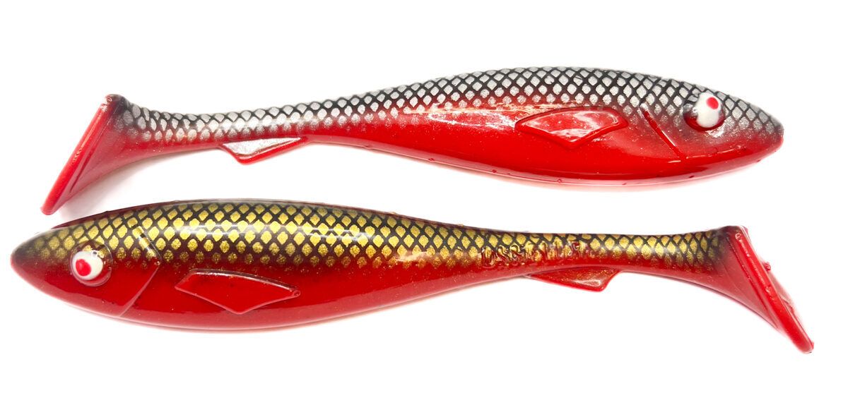 OSHELure Pike Hunter ZIP 12cm 20gr / Līdaku gumijas mānekļi no Latvijas