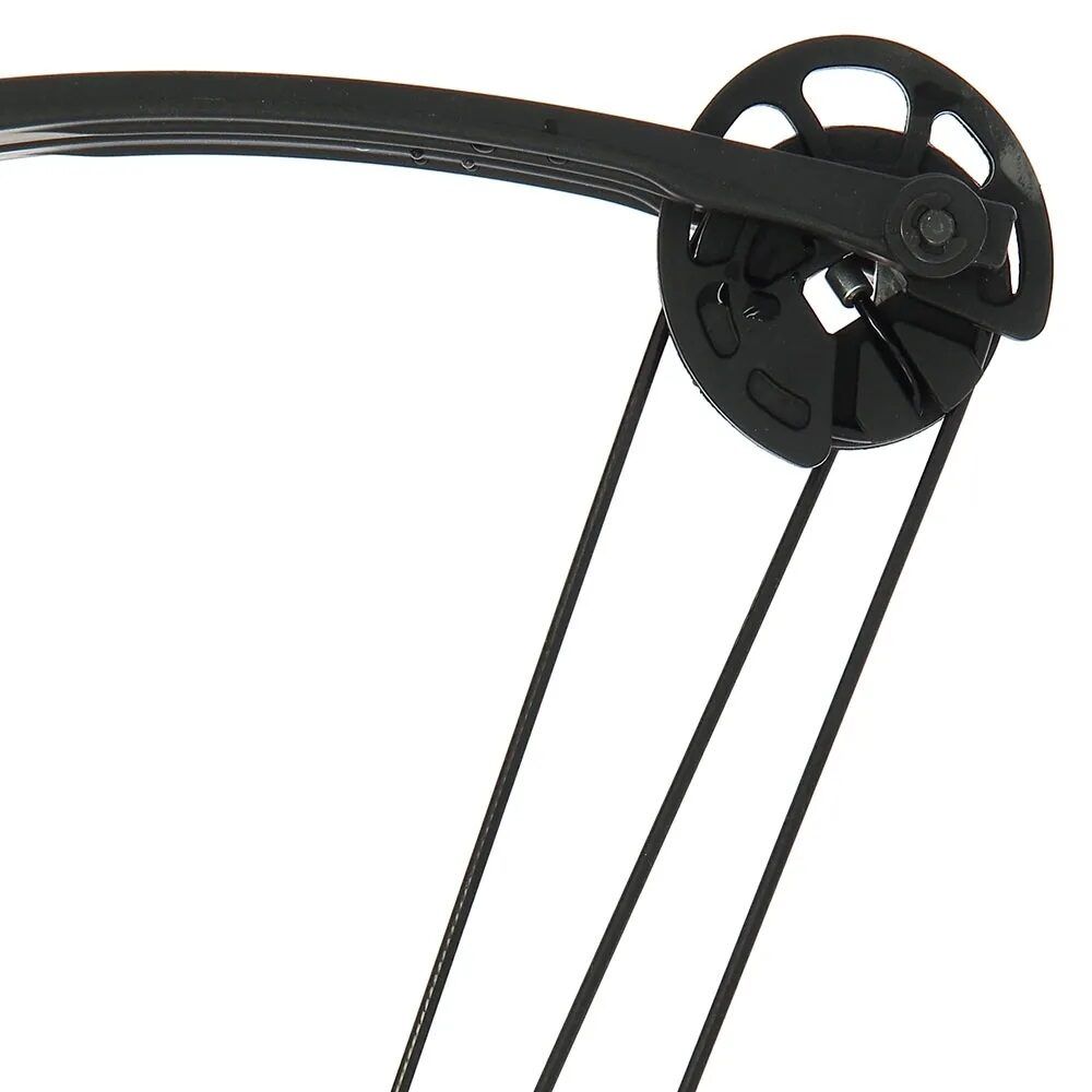 25LB Besra Compound Bow in Orange, Oranžs compound tipa loks ar 12kg atvilkšanas spēku + bultas