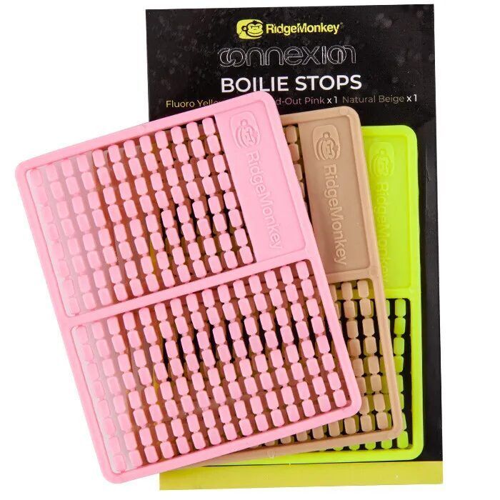 Ridge Monkey Connexion Multi Colour Boilie Stops / 3 gab. Boilu Stoperi dažādās krāsās